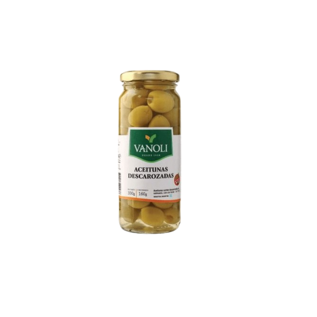ACEITUNA VERDE DESC VANOLI FRASCO X330G