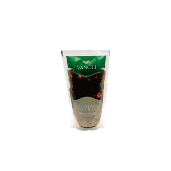 ACEITUNAS NEGRA VANOLI DOYPACK X300G