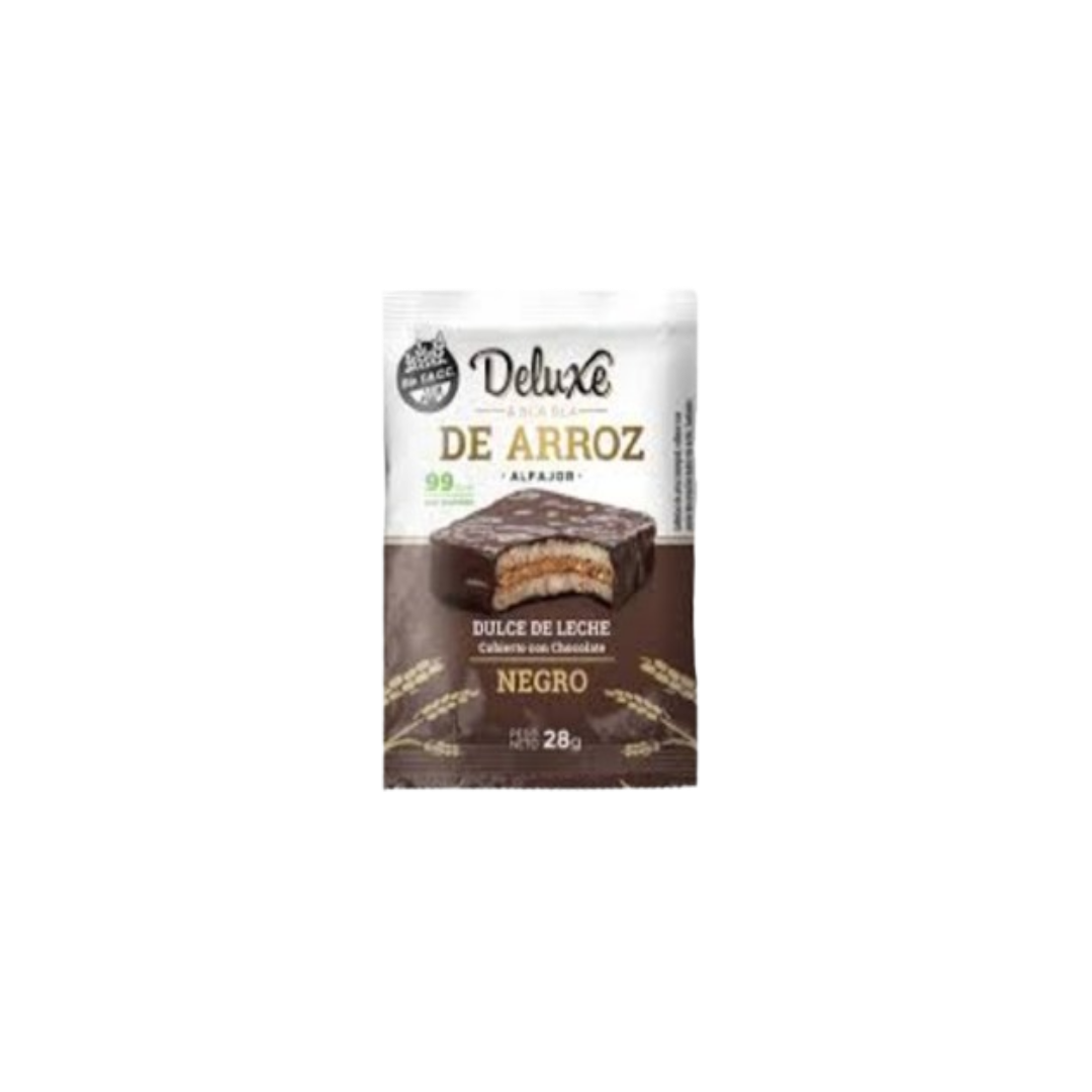 ALFAJOR ARROZ CHOCO NEGRO X28G