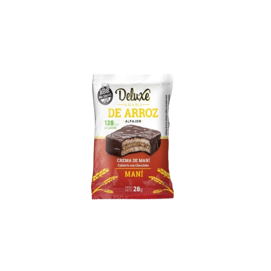 ALFAJOR ARROZ MANI X28G