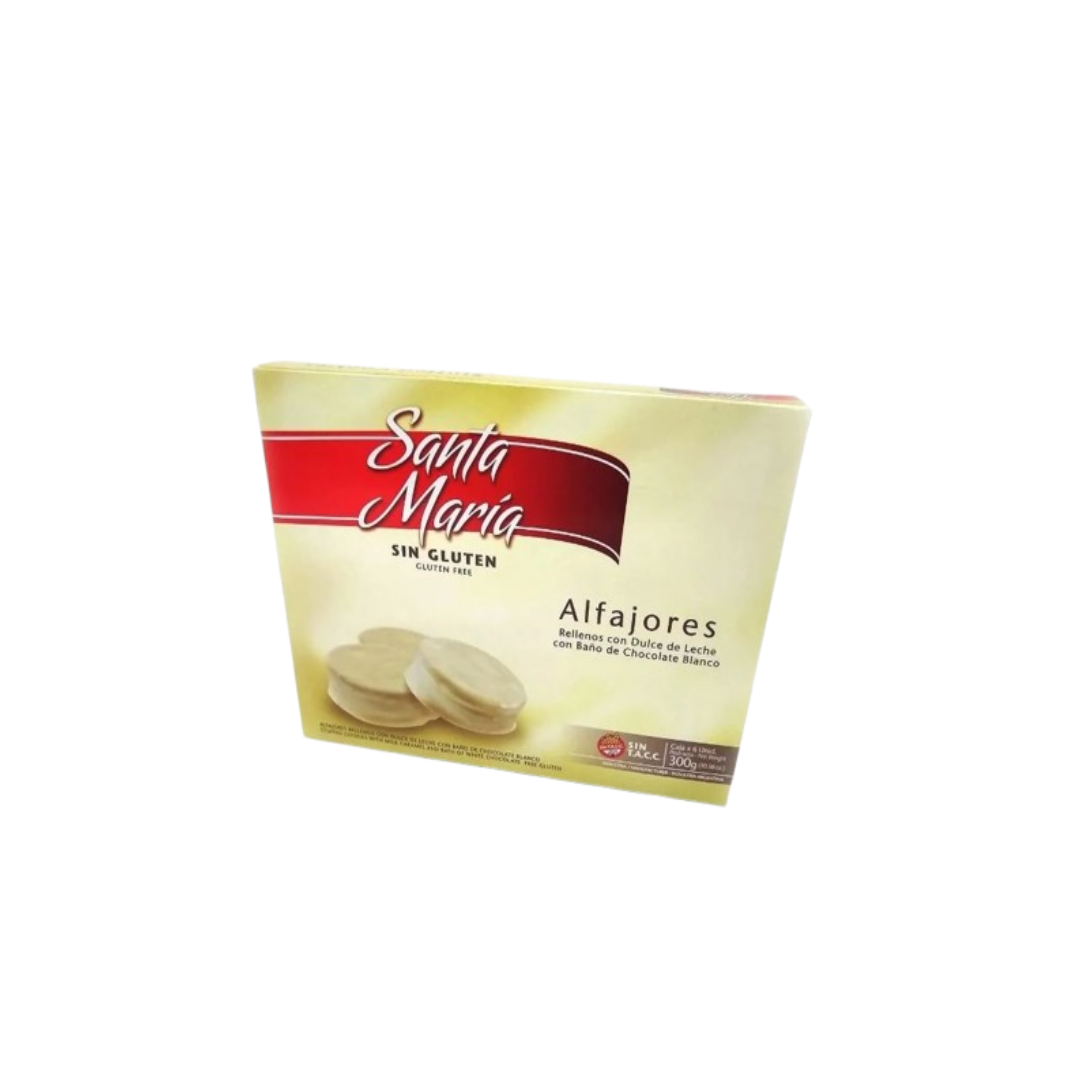 ALFAJOR BLANCO CAJA X6UNI
