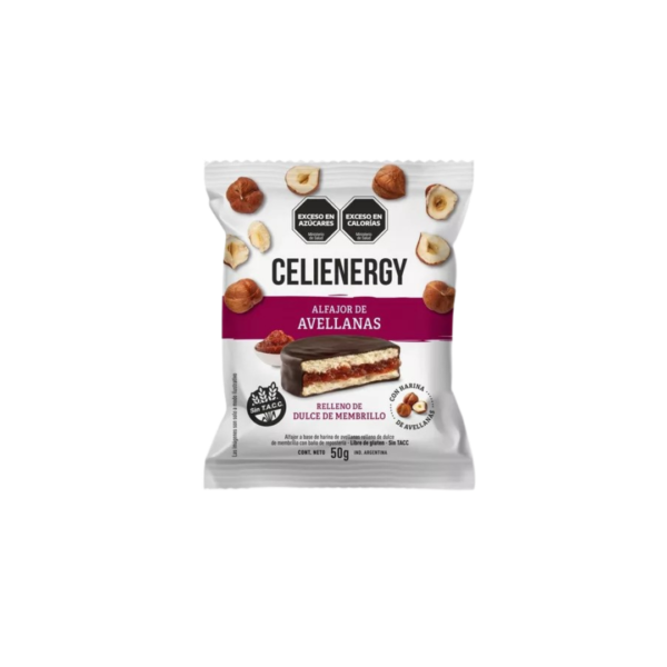 ALFAJOR DE AVELLANAS NEGRO X50G