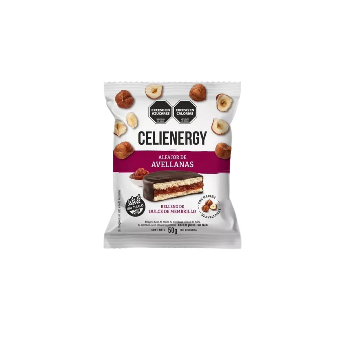 ALFAJOR DE AVELLANAS NEGRO X50G
