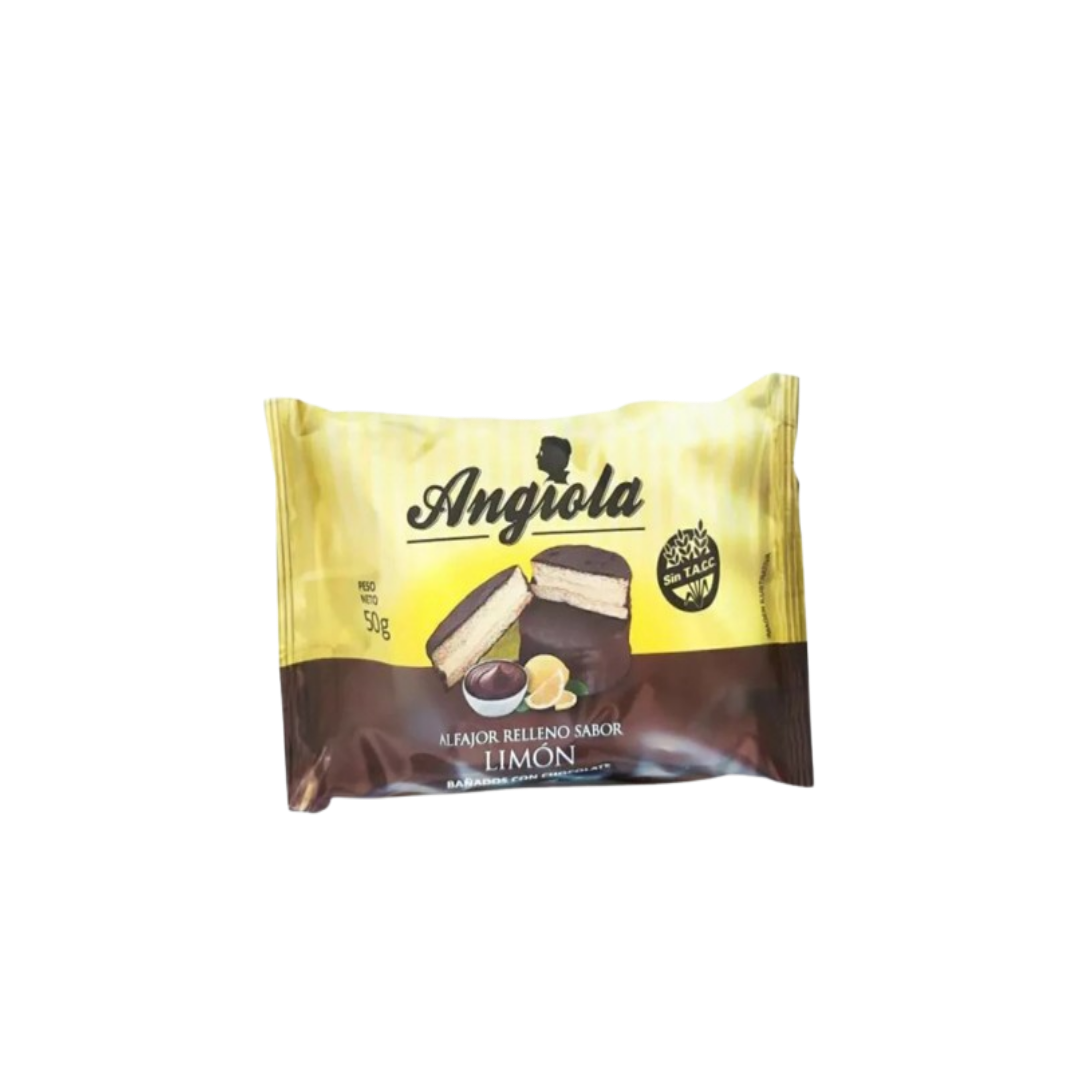 ALFAJOR DE LIMON BAÑADOS X50G