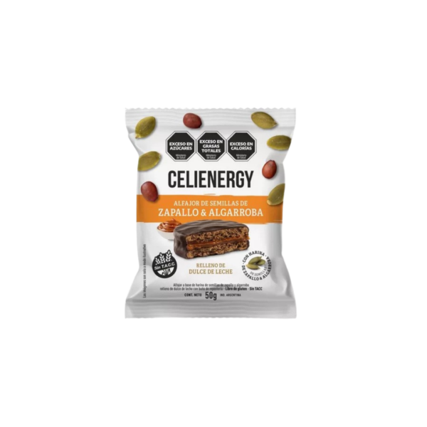 ALFAJOR DE ZAPALLO Y ALGARROBA X50G