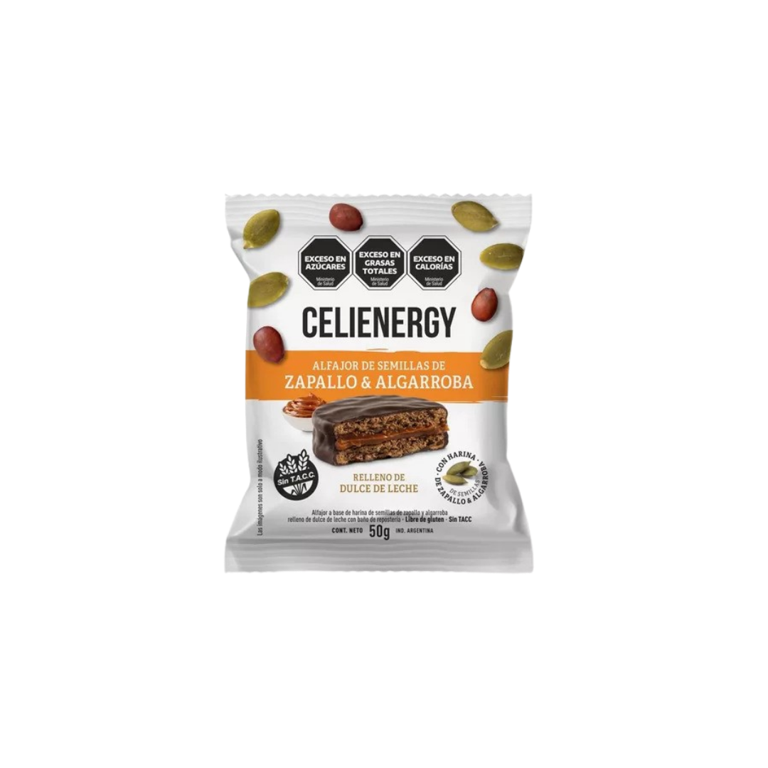 ALFAJOR DE ZAPALLO Y ALGARROBA X50G