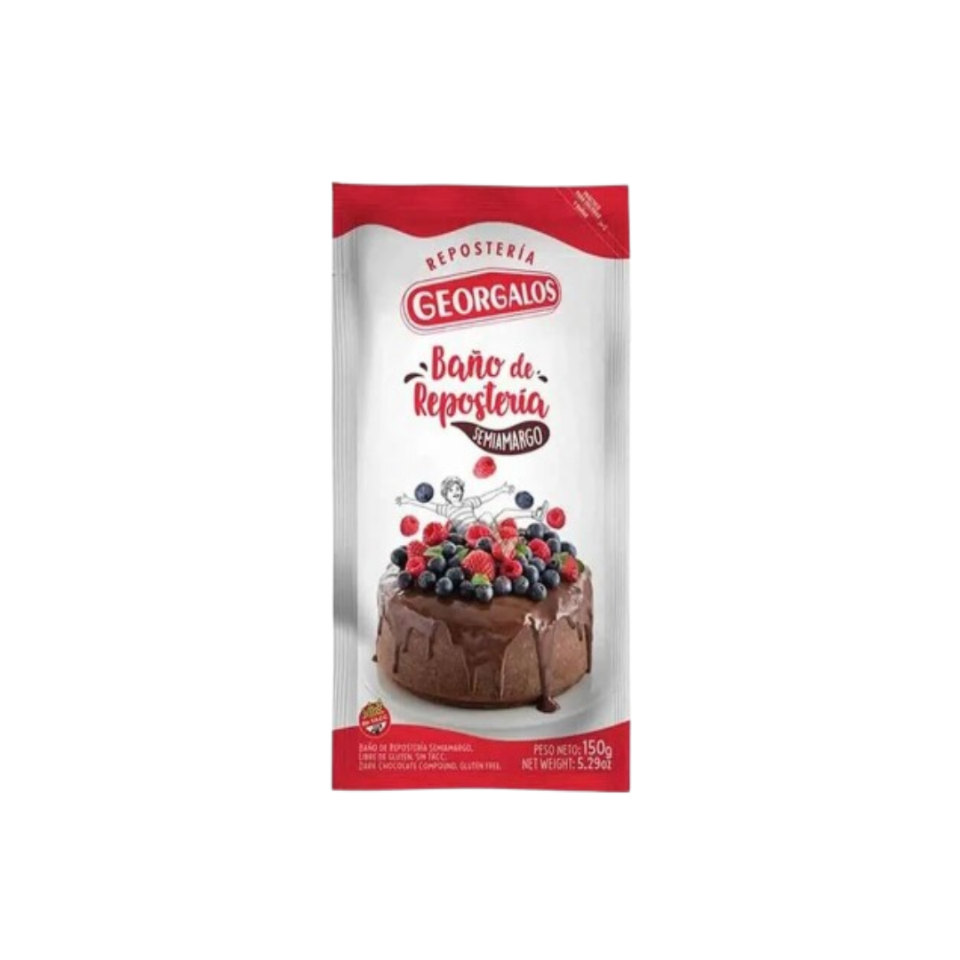 BAÑO DE REPOSTERIA SEMIAMARGO X150GRS