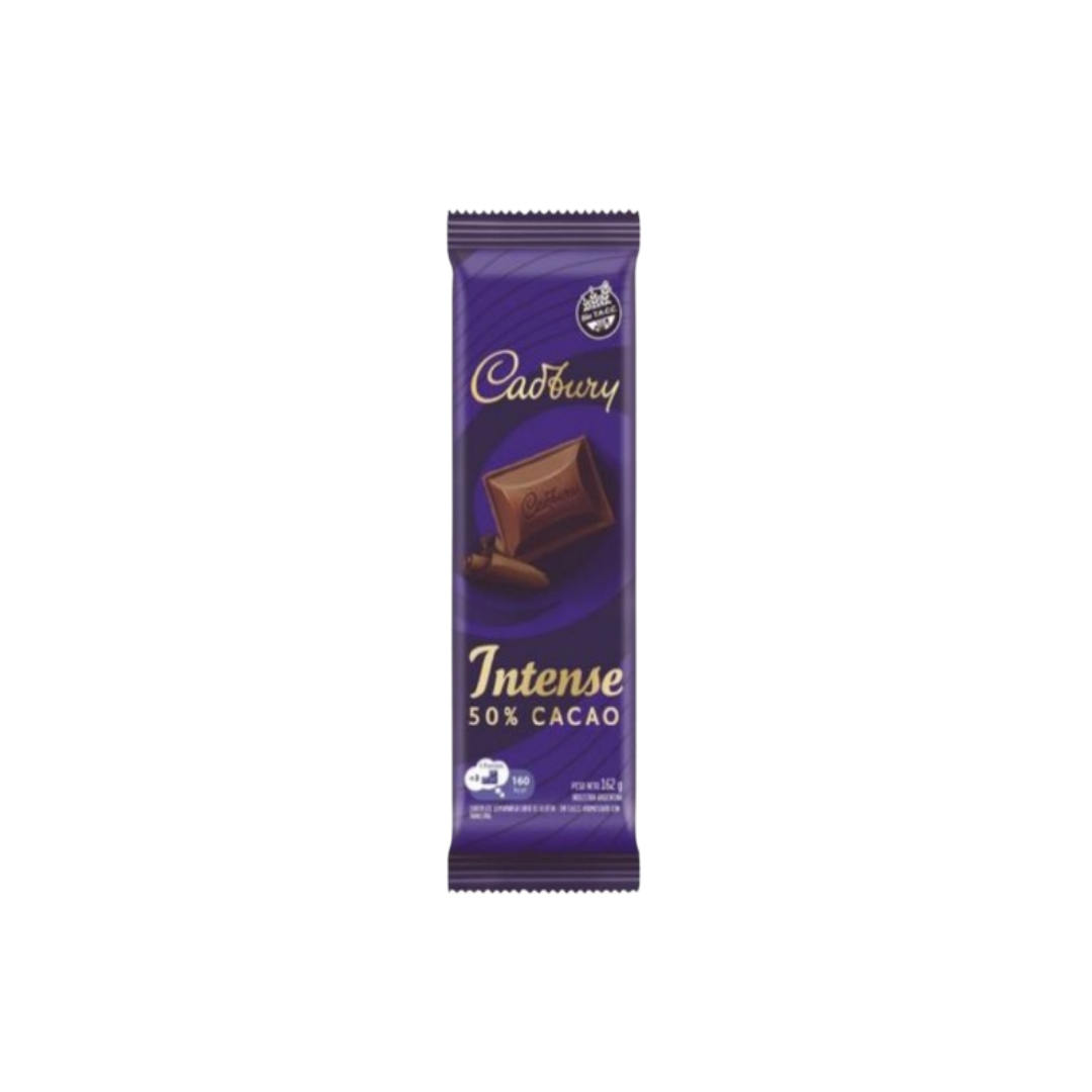 BARRA CHOCO INTENSO 50% CACAO X162G