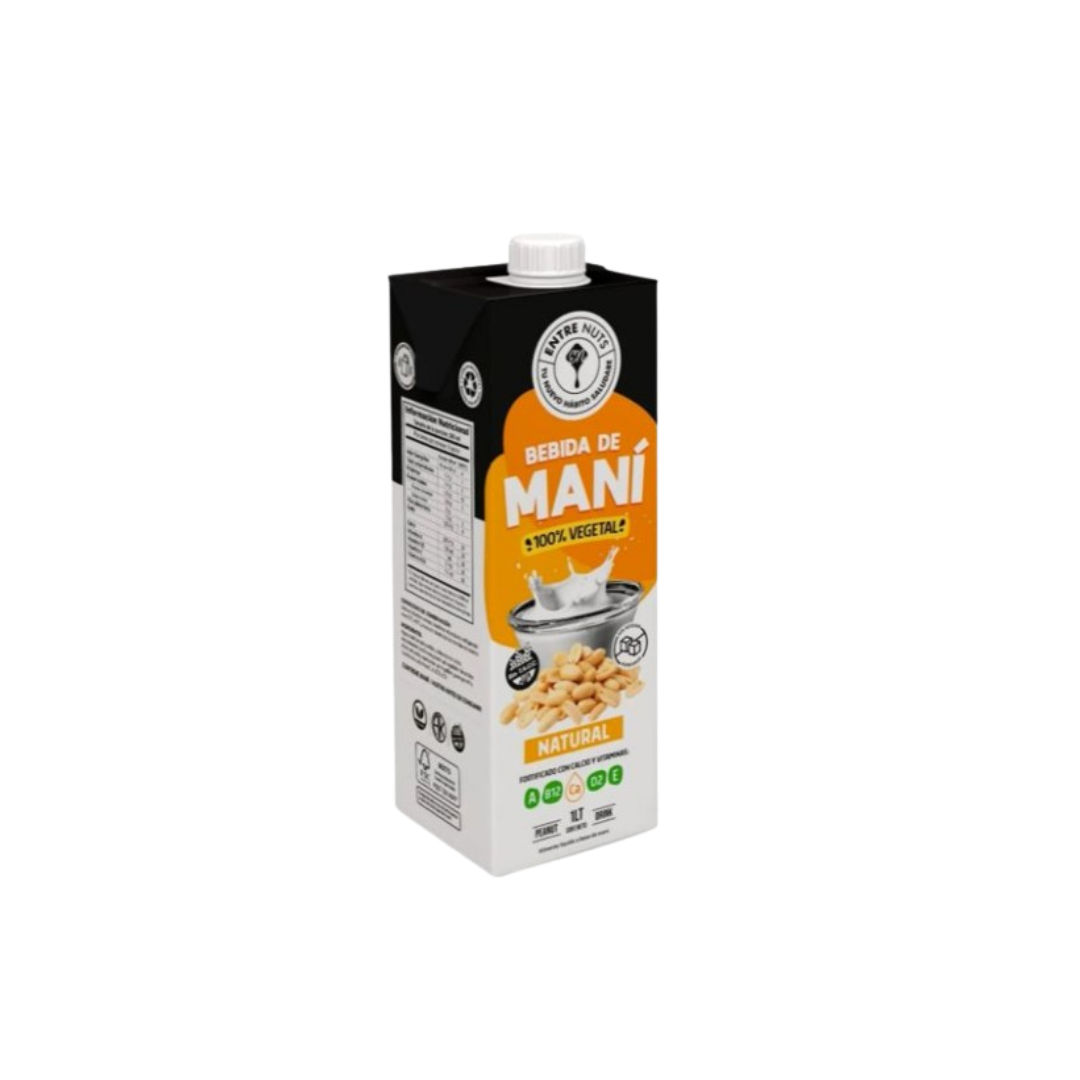 BEBIDA DE MANI NATURAL X1LT