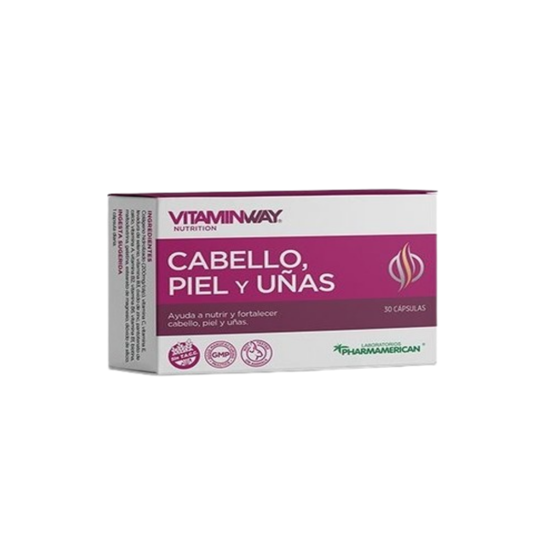CABELLO PIEL Y UÑAS X30CAP
