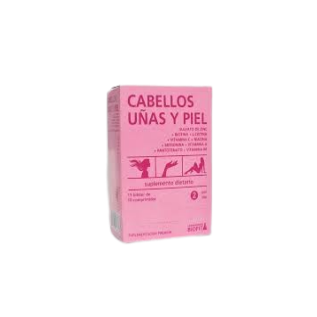 CABELLOS UÑAS Y PIEL X1BLIS X10CAP