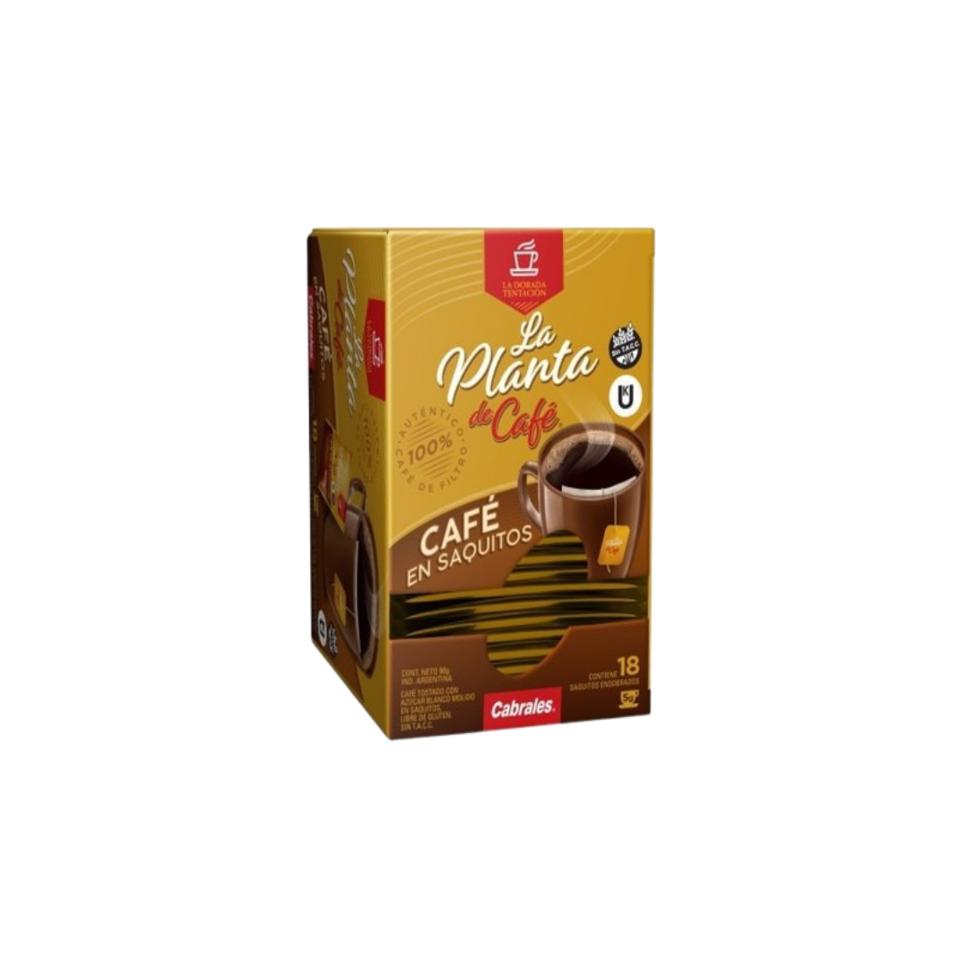 CAFE EN SAQUITOS LPC X18SAQ