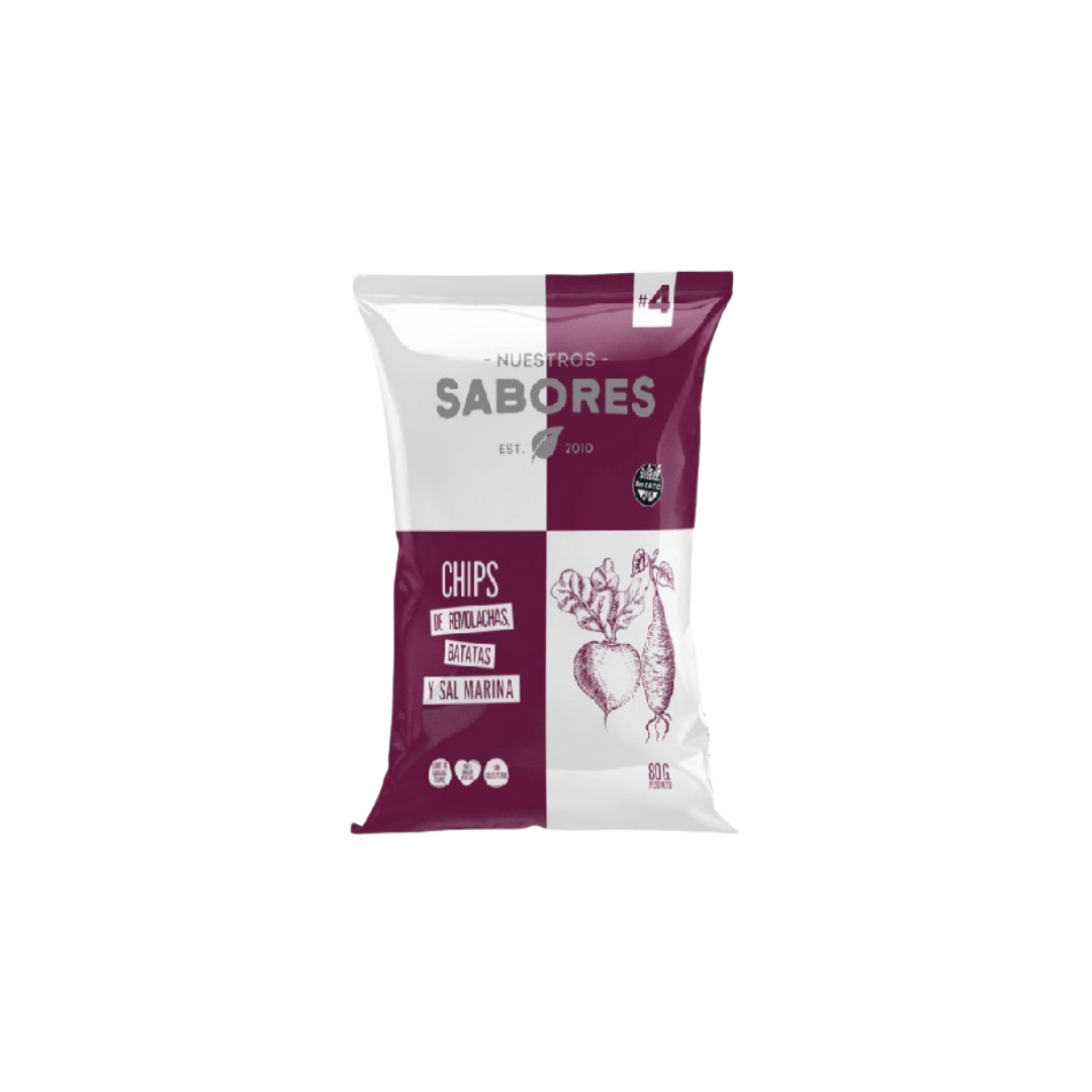 CHIPS REMOLACHA BATATA X80G