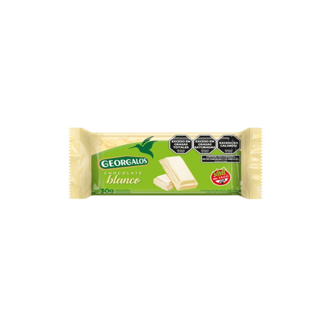 CHOCOLATE BLANCO X30G