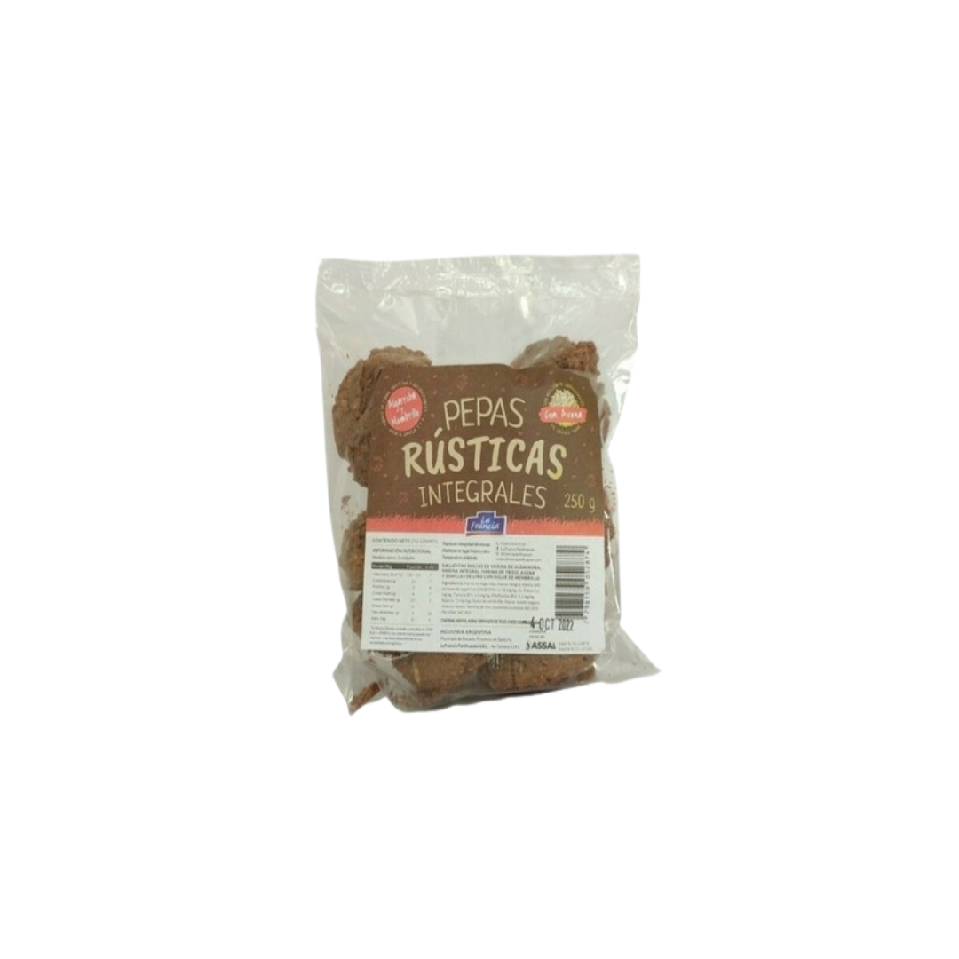 COOKIES INTEGRALES CHOCO Y MANI X200G