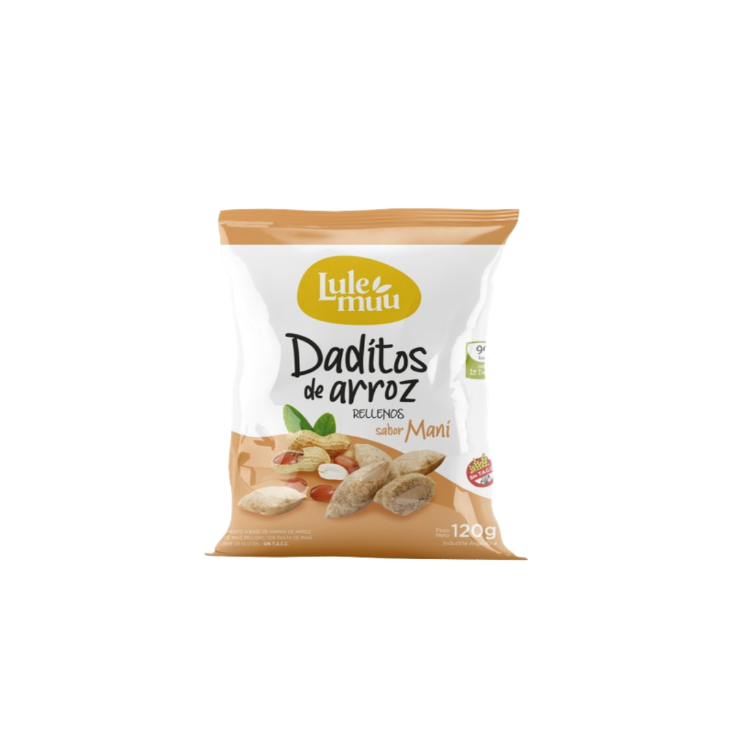 DADITOS DE ARROZ DE MANI X120G