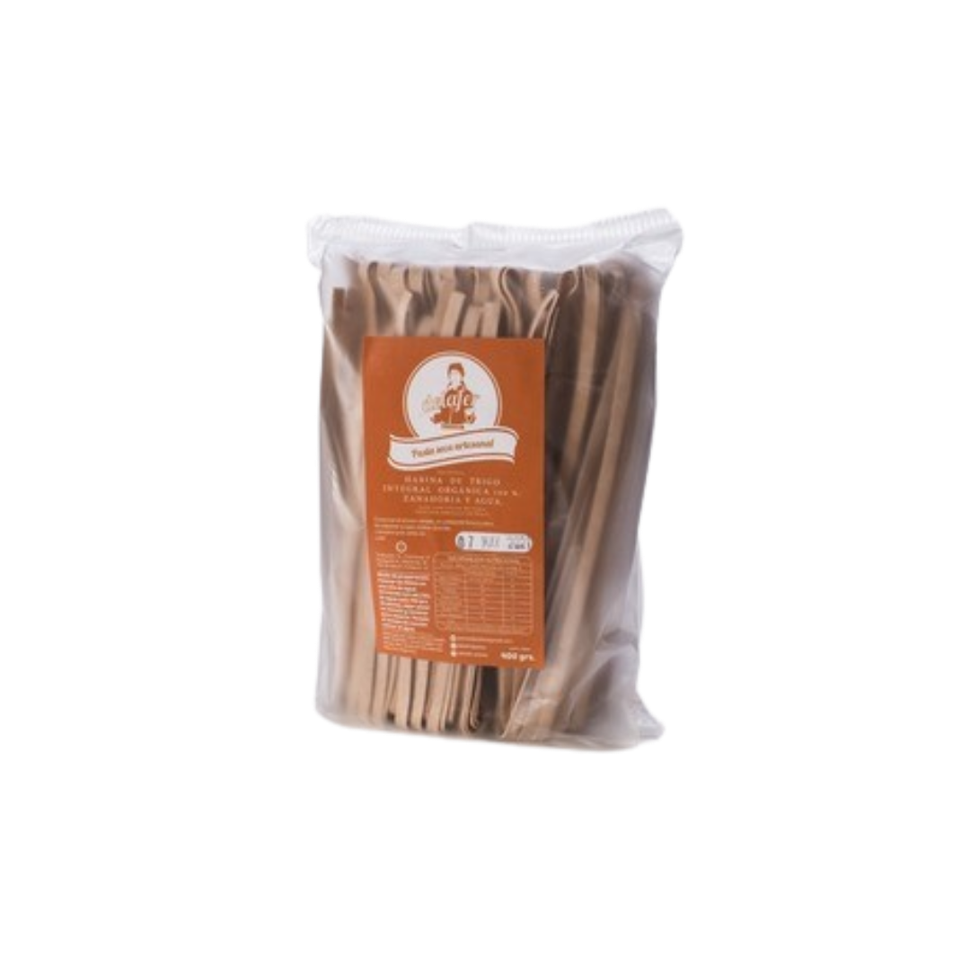 FIDEOS INTEGRAL CINTA ANCHA ZANAHORIA X400G