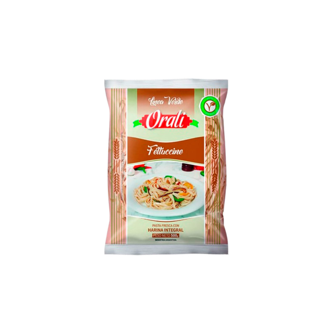 FIDEOS INTEGRALES FETTUCCINE X500GR