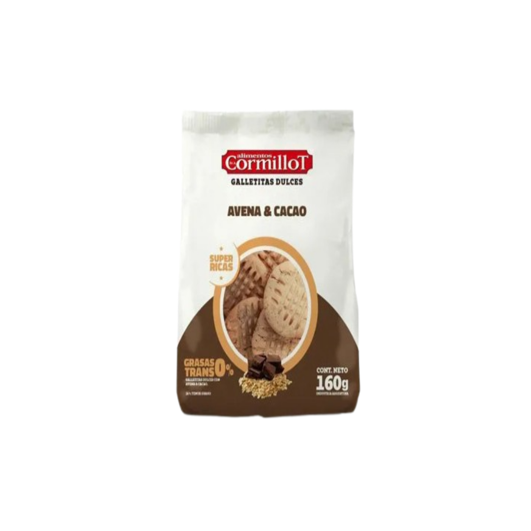 GALLET DE AVENA Y CACAO X160G