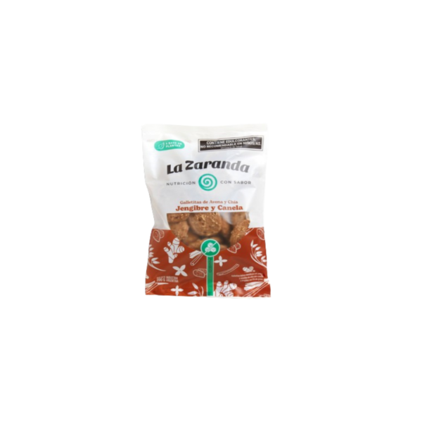GALLET DE AVENA Y CHIA SABOR JENGIBRE Y CANELA X200G