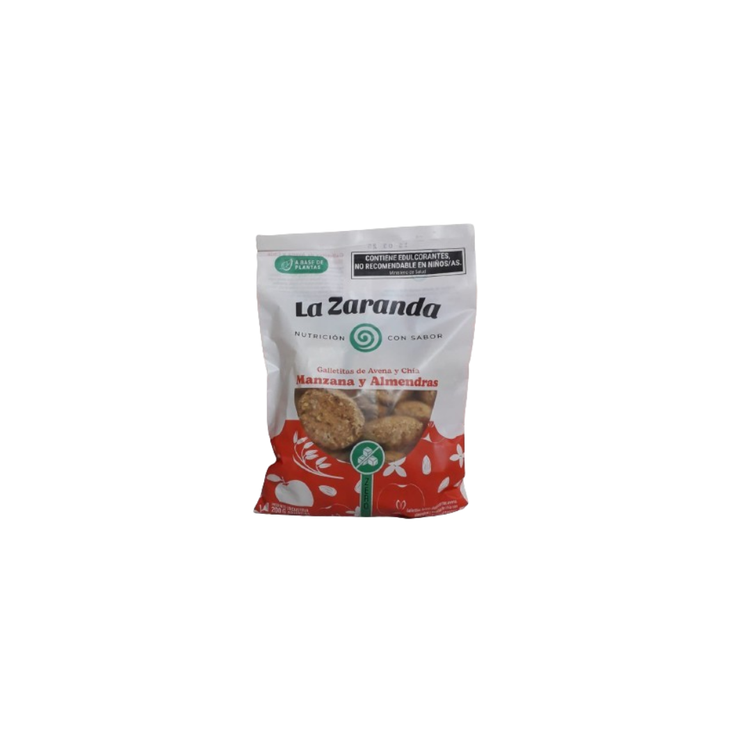 GALLET DE AVENA Y CHIA SABOR MANZANA Y ALMENDRA X200G