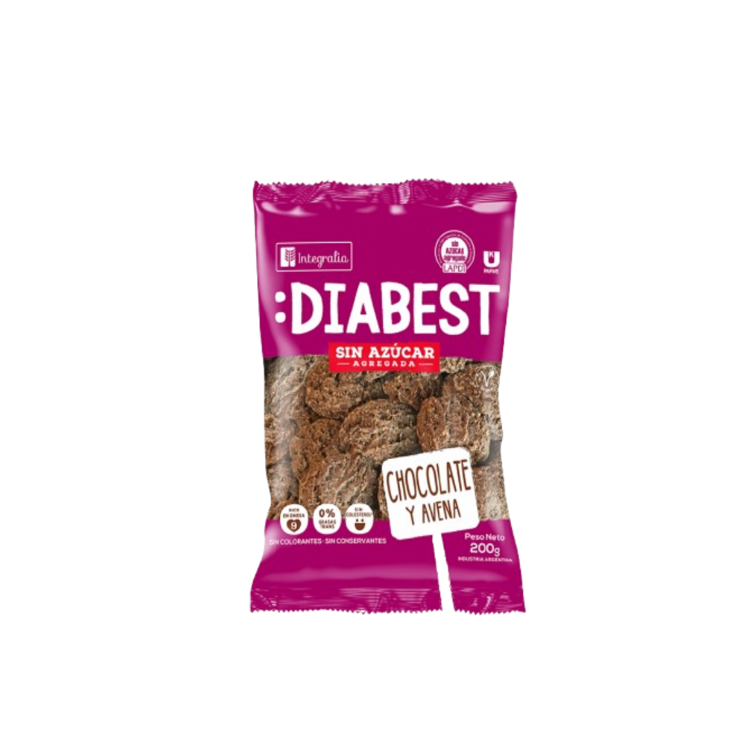 GALLET DIABEST CHOCOLATE Y AVENA X200G