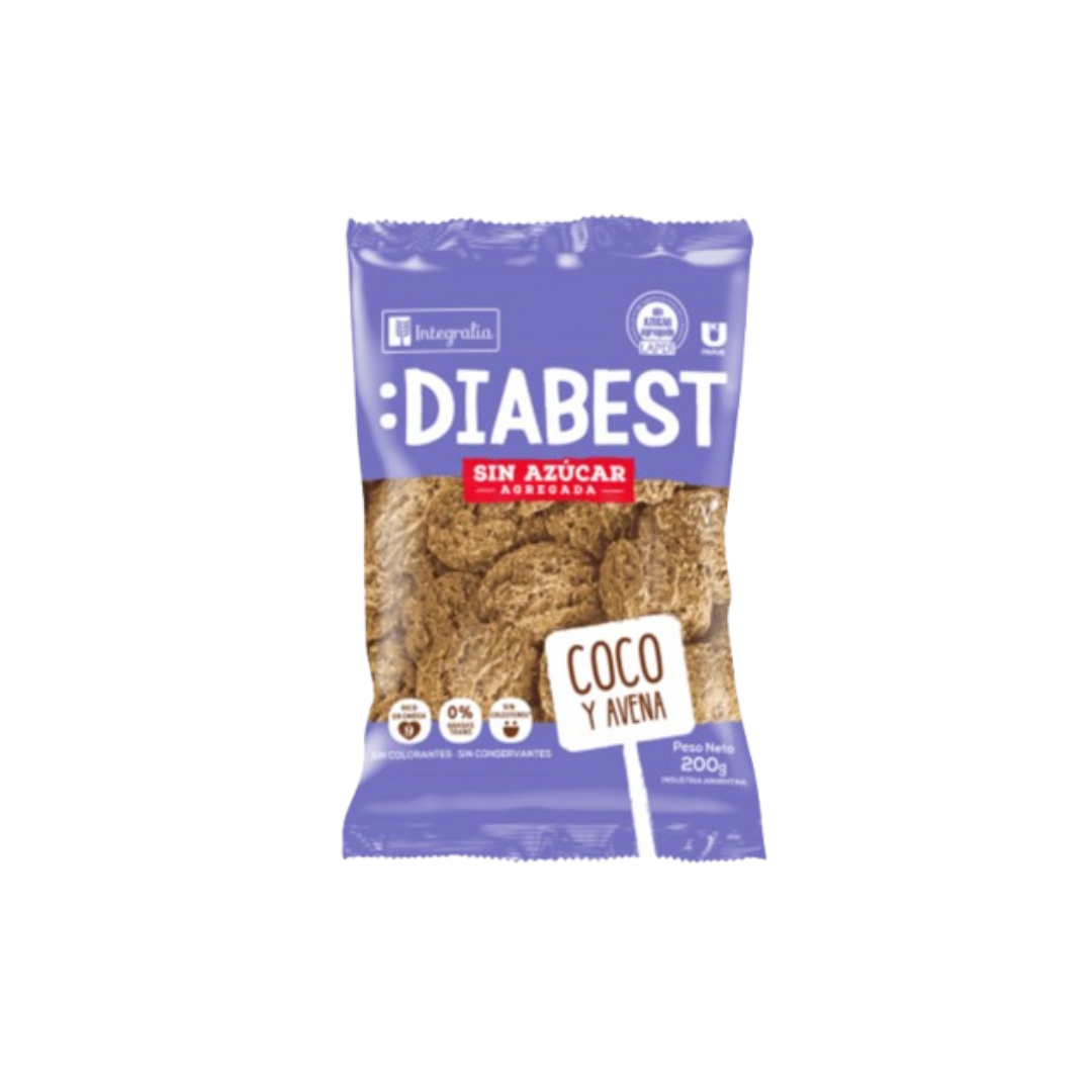 GALLET DIABEST COCO AVENA X200G