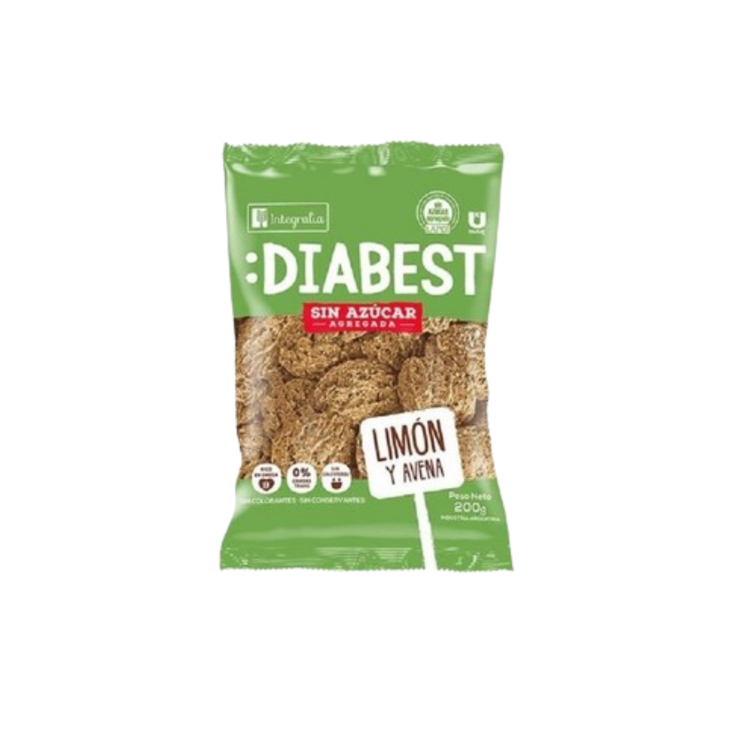GALLET DIABEST LIMON AVENA X200G