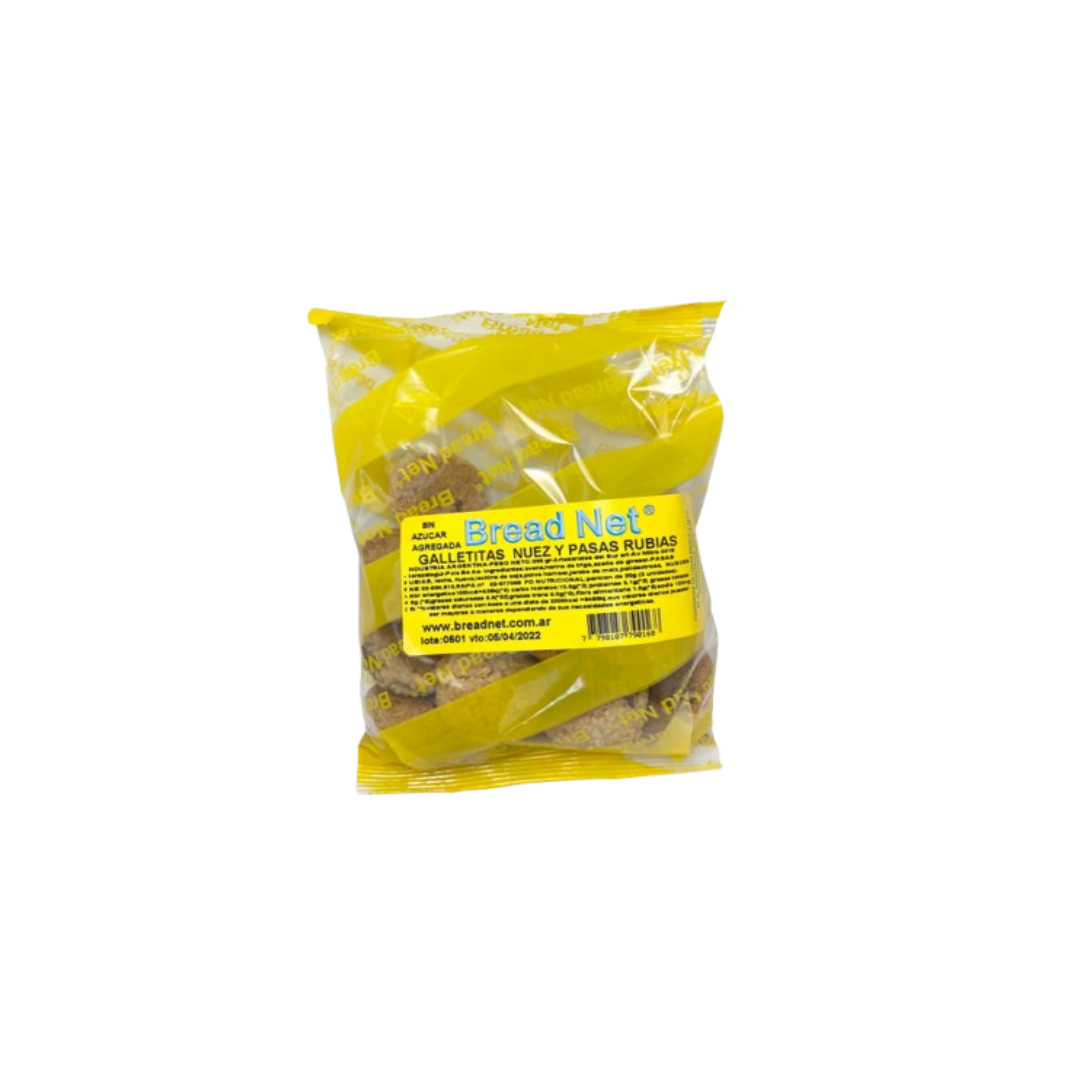 GALLET NUEZ Y PASAS RUBIAS X200G