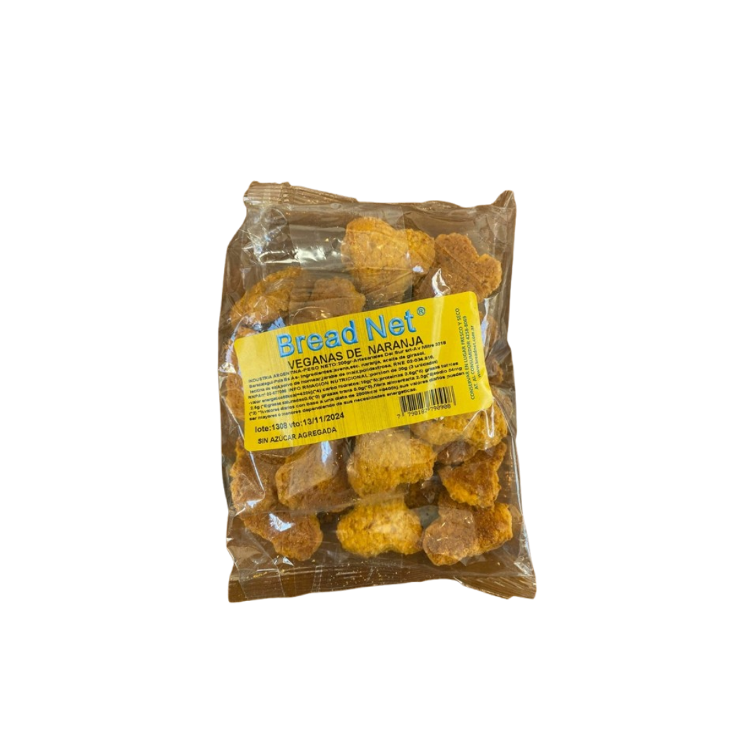 GALLET VEGANAS NARANJA X200G