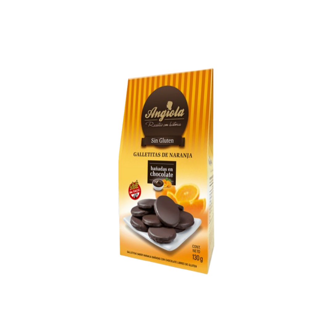GALLETITAS DE NARANJA BAÑADAS X130G