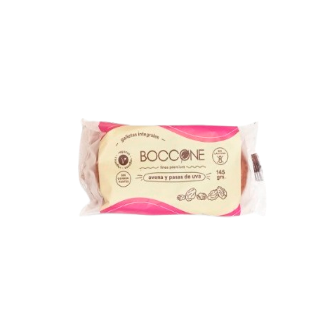 GALLETITAS INTEGRALES DE AVENA Y PASAS X 145GR
