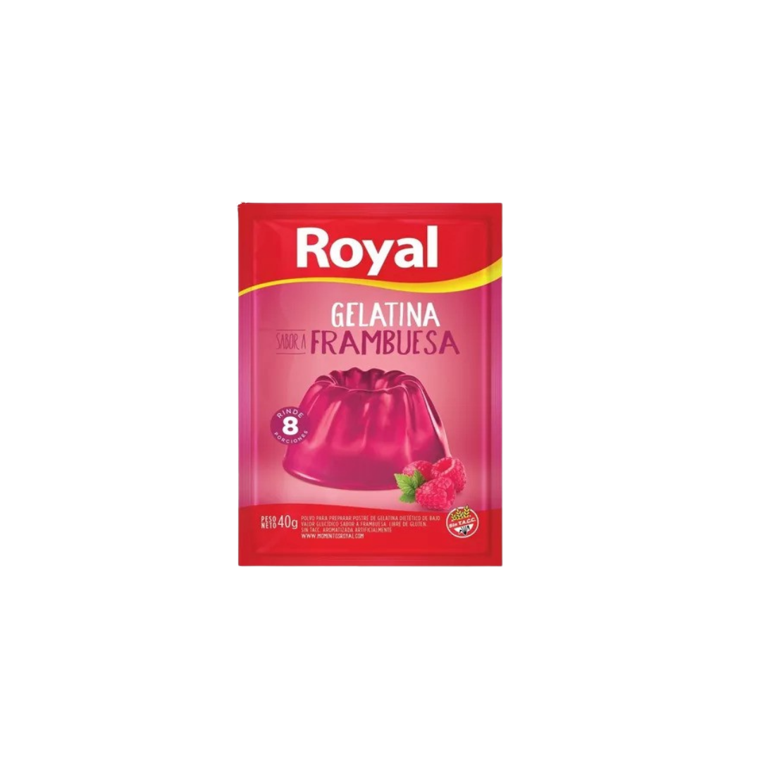 GELATINA DE FRAMBUESA X40G