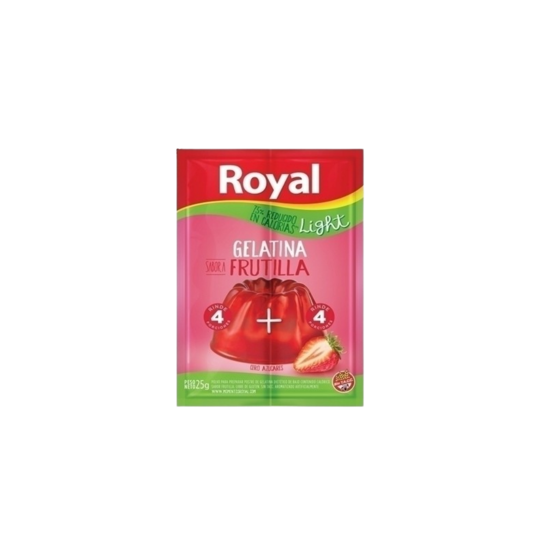 GELATINA FRUTILLA X25GS