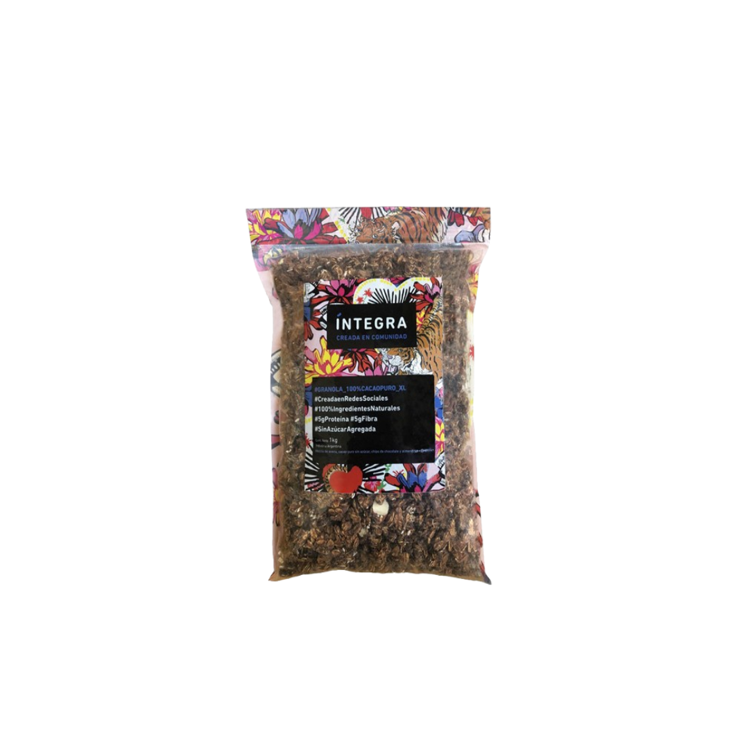 GRANOLA CHOCOLATE CACAO ALMENDRA X1KG