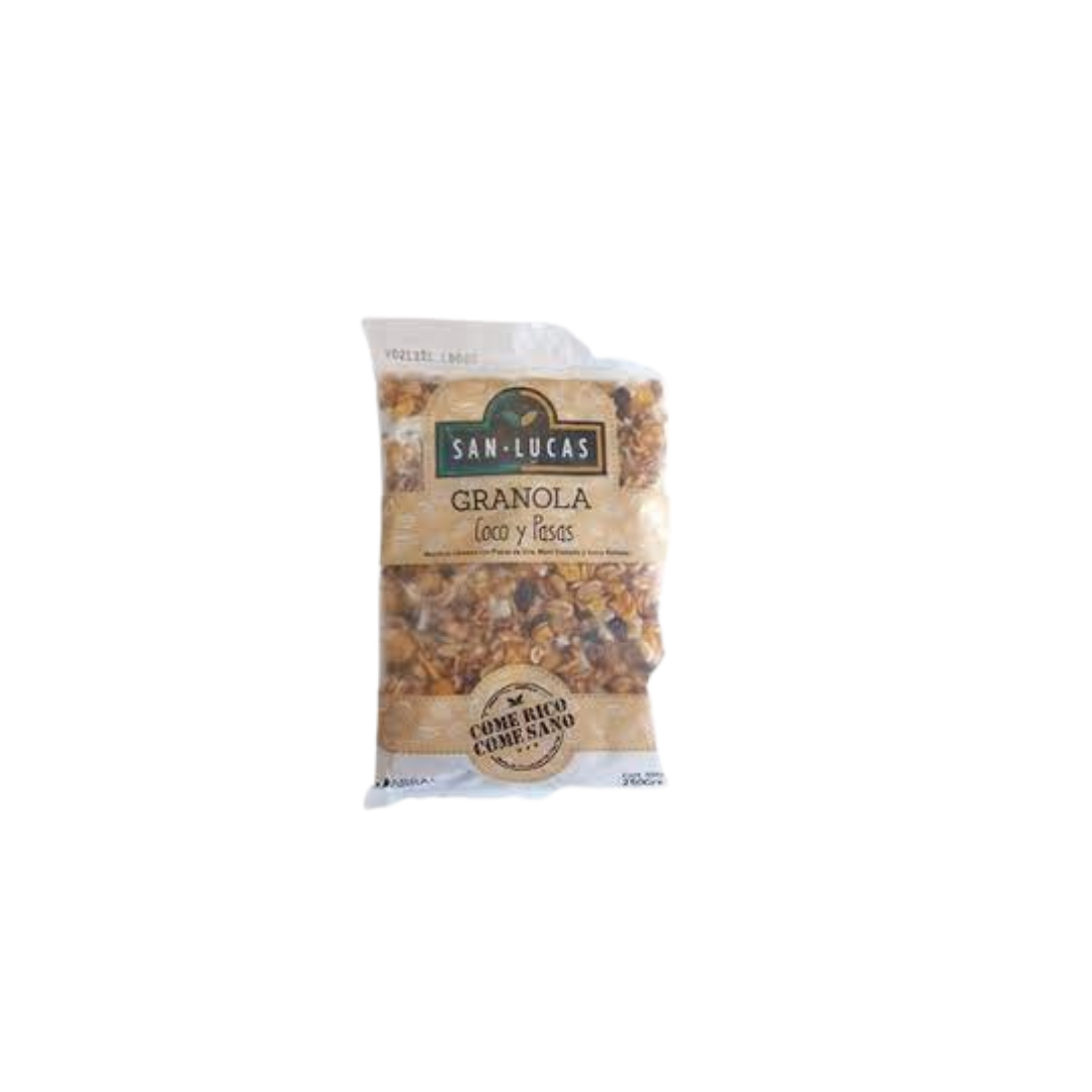 GRANOLA COCO Y PASAS X250G
