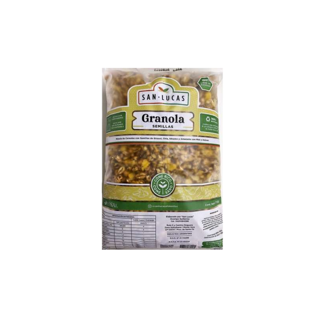GRANOLA CON SEMILLAS X1KG