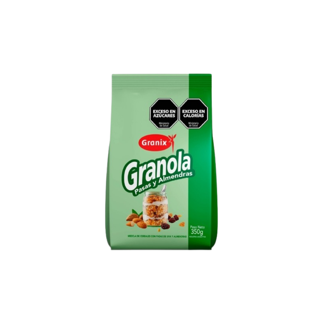 GRANOLA PASAS Y ALMENDRAS X350G
