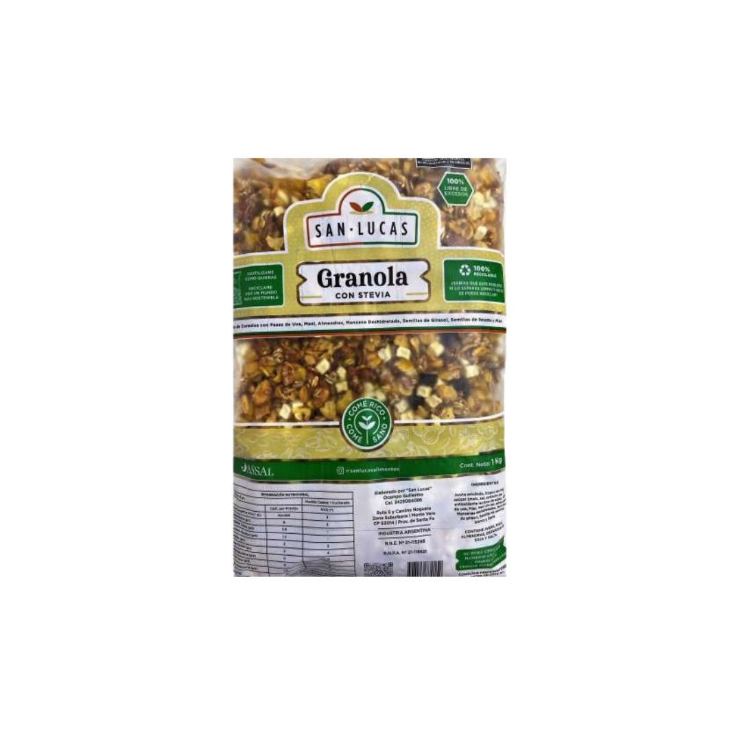 GRANOLA REDUCIDA CON STEVIA X1KG