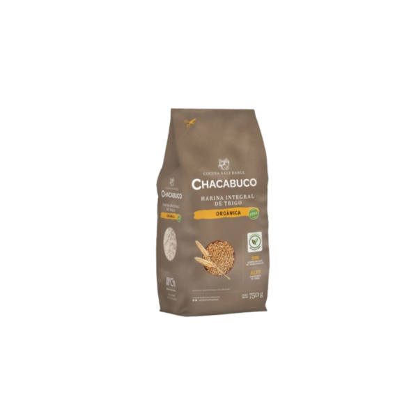 HARINA INTEGRAL ORGANICA X750G