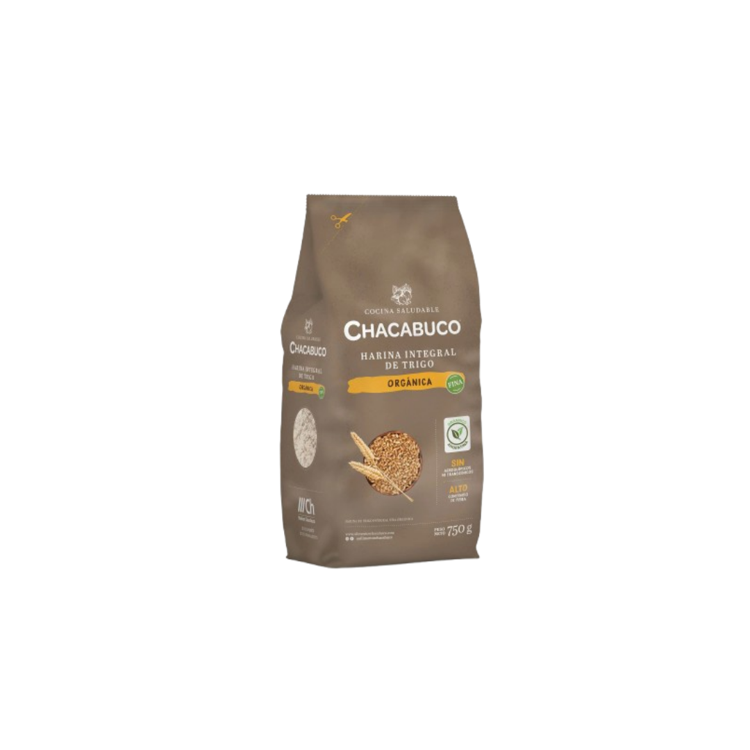 HARINA INTEGRAL ORGANICA X750G