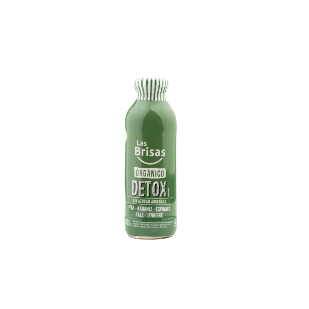 JUGO DETOX ORG PERA NARAN ESPINACA KALE JENGIBRE X330CC