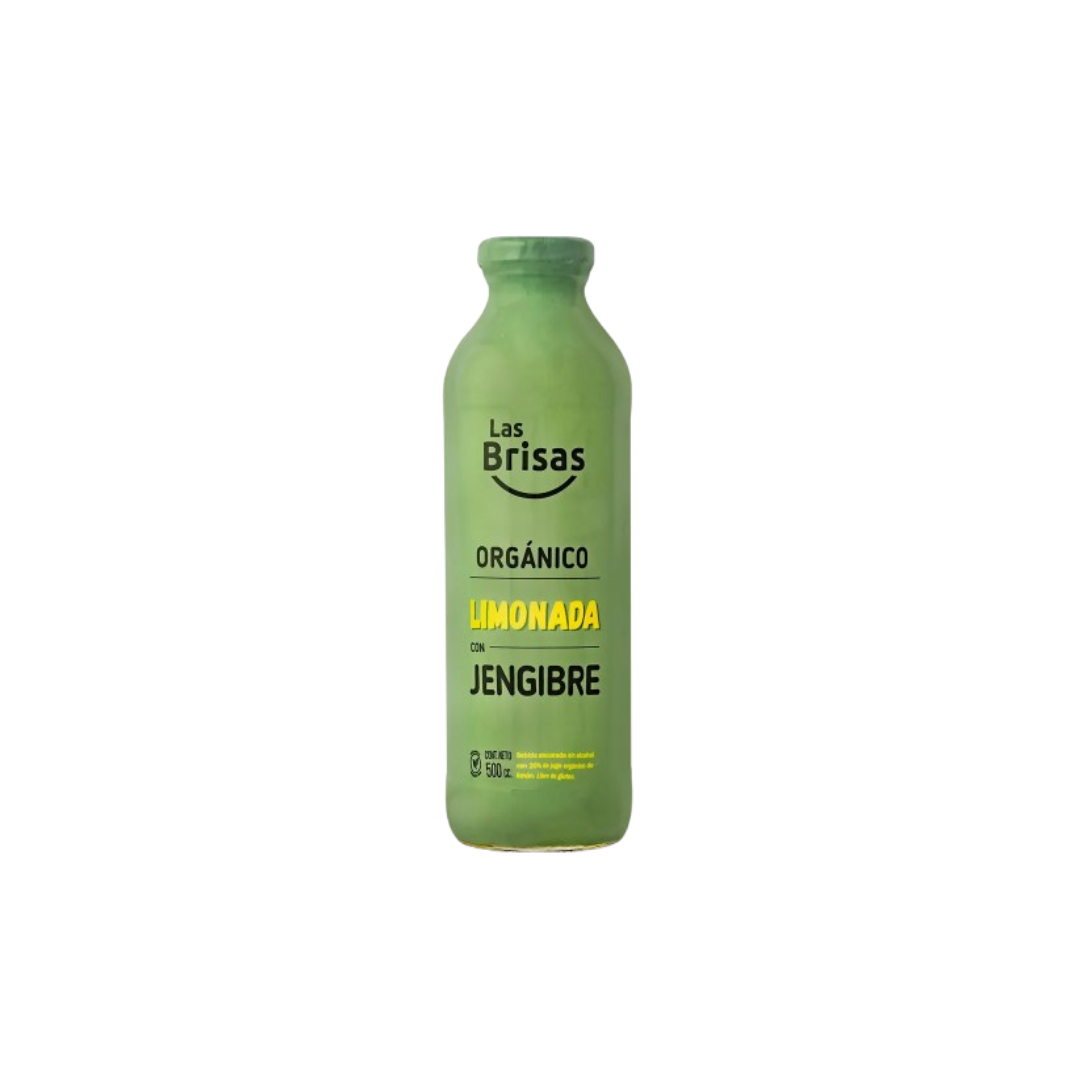 JUGO ORGANICO LIMONADA C/JENGIBRE X500CC