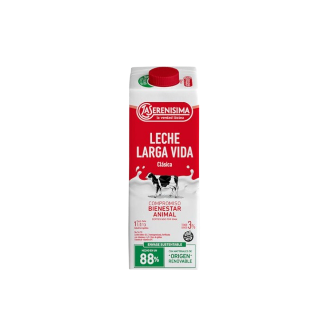 LECHE ENTRE 3% CLASICA X1L TETRA