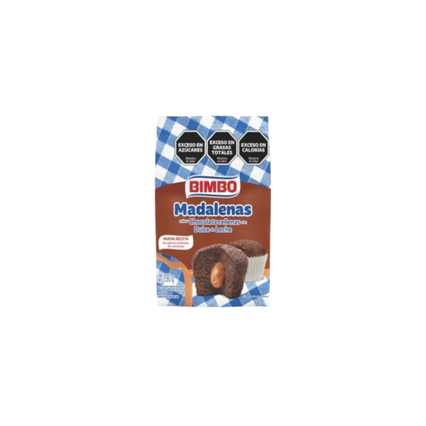 MAGDALENAS CHOCO C/DULCE DE LECHE X190G
