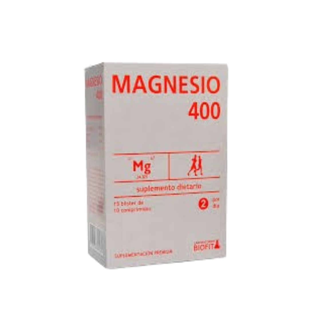 MAGNESIO 400 X1BLIS X10CAP