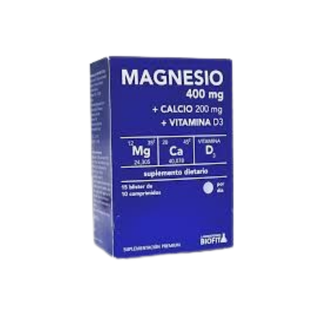 MAGNESIO 400 +CALCIO+VITAMINA D3 X1BLIS X10CAP
