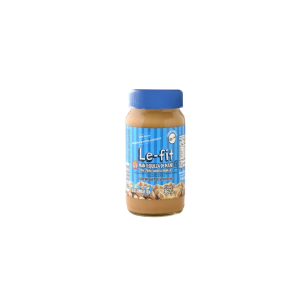 MANTEQUILLA DE MANI C/STEVIA SABOR VAINILLA X360G