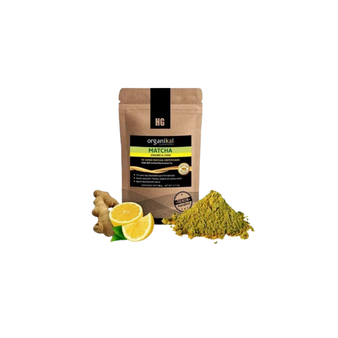 MATCHA POLVO JENJI LIMON X50G