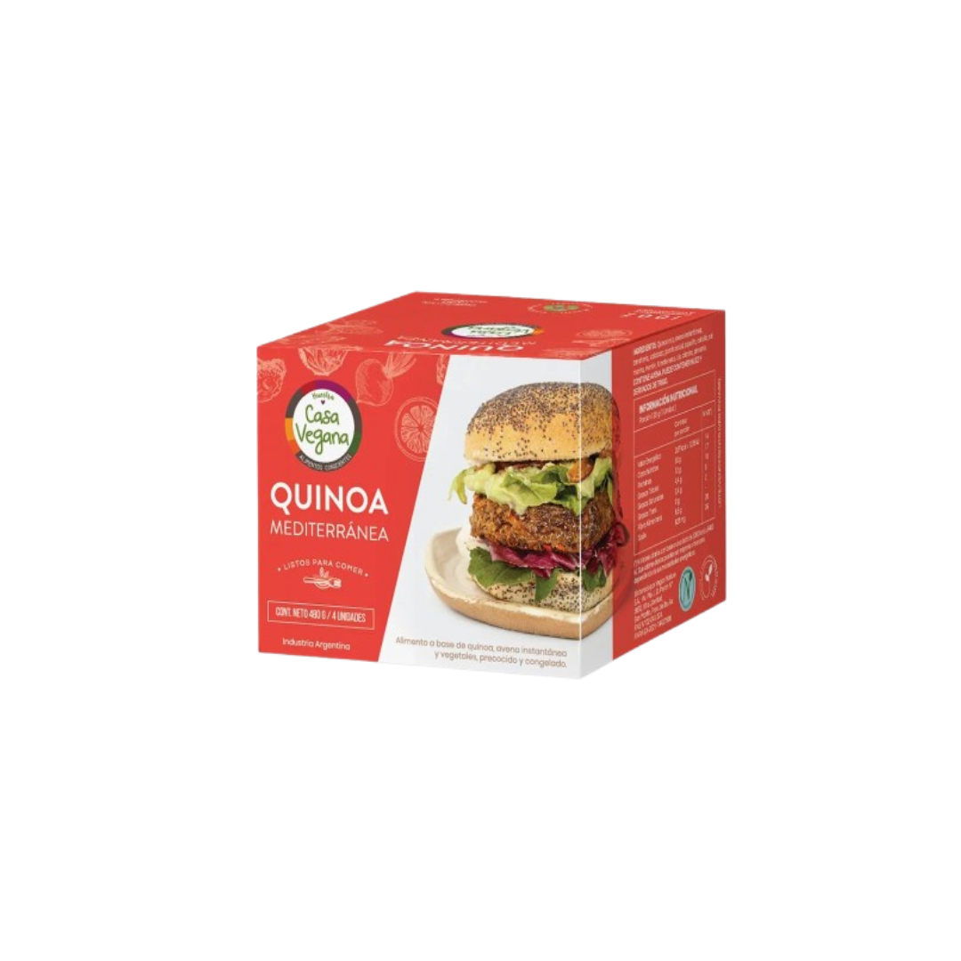 MEDALLONES DE QUINOA MEDITERRANEO X480G CAJA